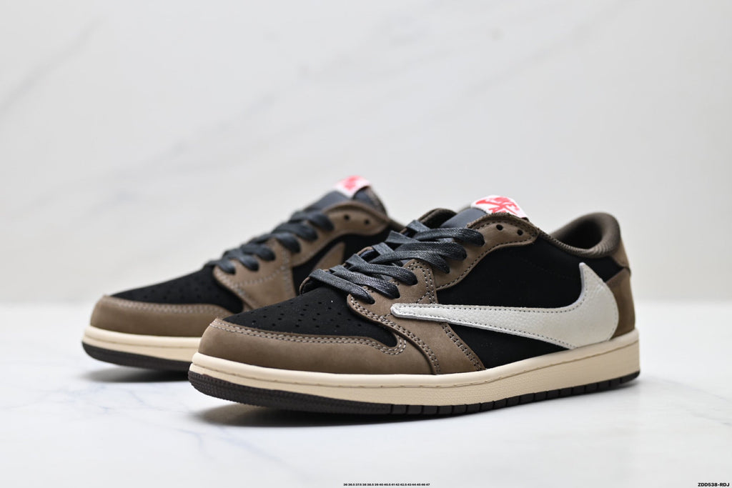 Nike Low-Top Sneakers Black Brown Beige Unisex Style 43