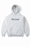 BUTTER STRIPE LOGO PULLOVER HOODIE Ash Heather