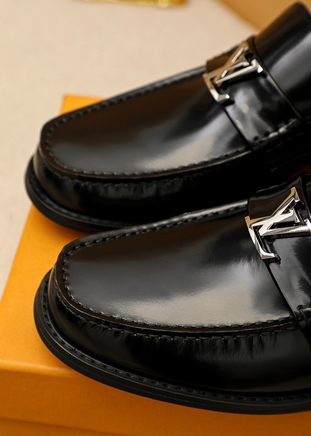 Louis Vuitton Black Hardware Loafers