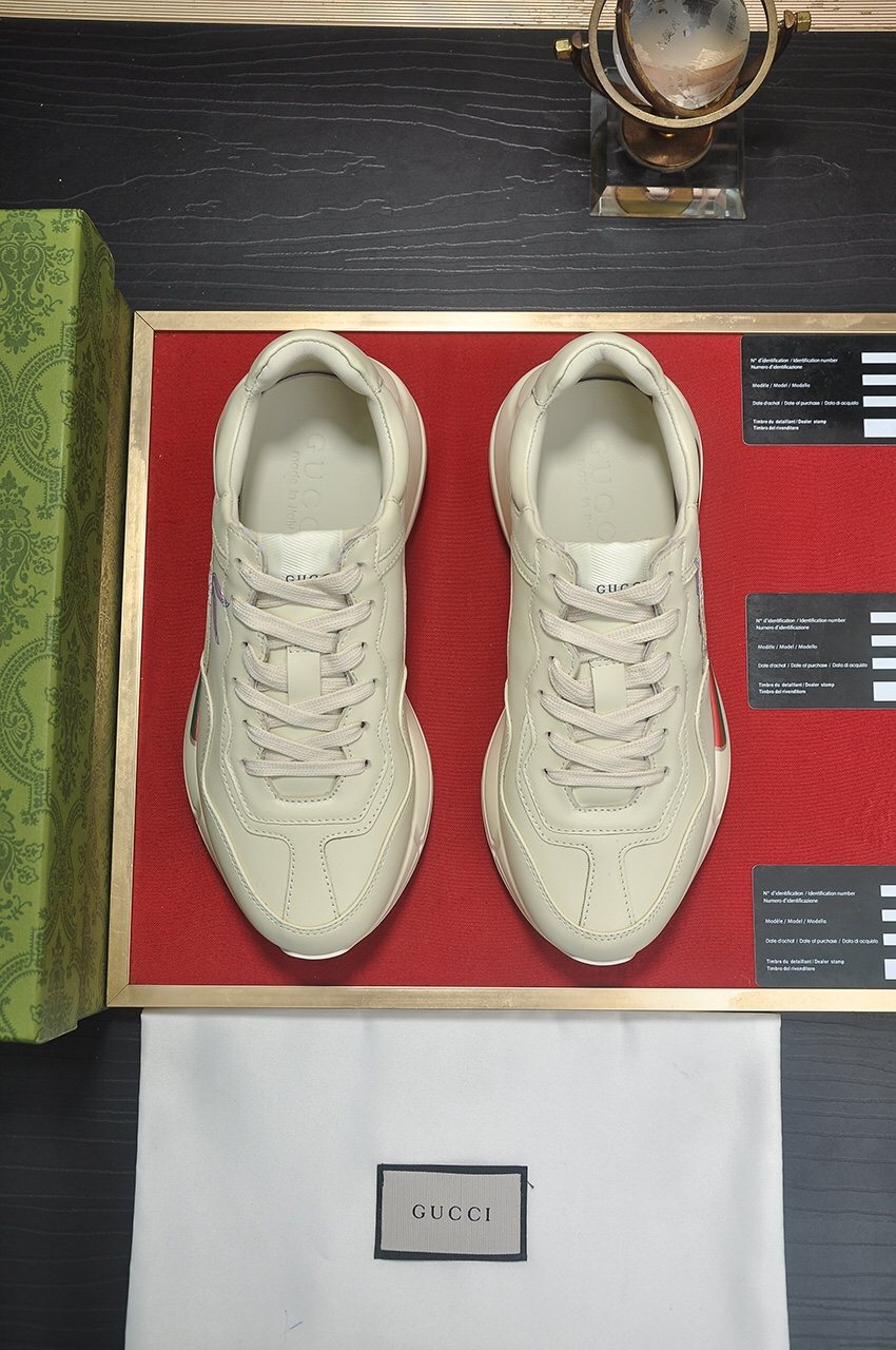 Gucci Off-White Stripe Chunky Sneakers