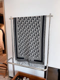 Dior Patterned Fringe Scarf