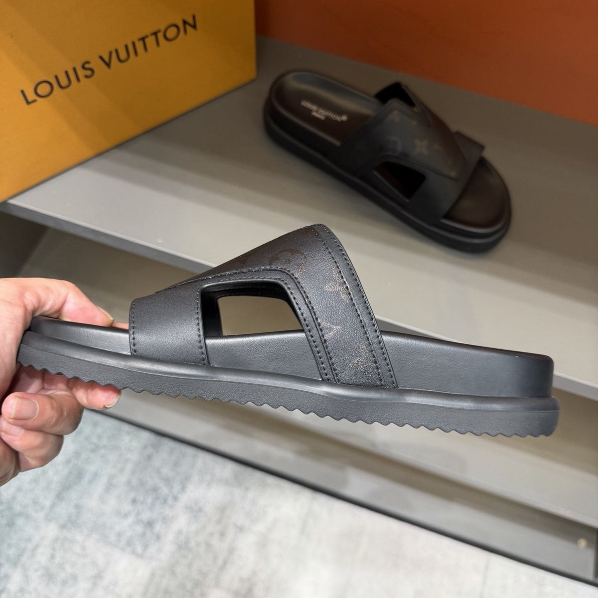Louis Vuitton Oasis Cutout Slide Sandals