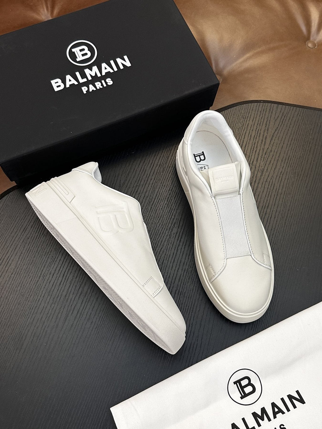 Balmain B-Skate Slip-On Sneakers