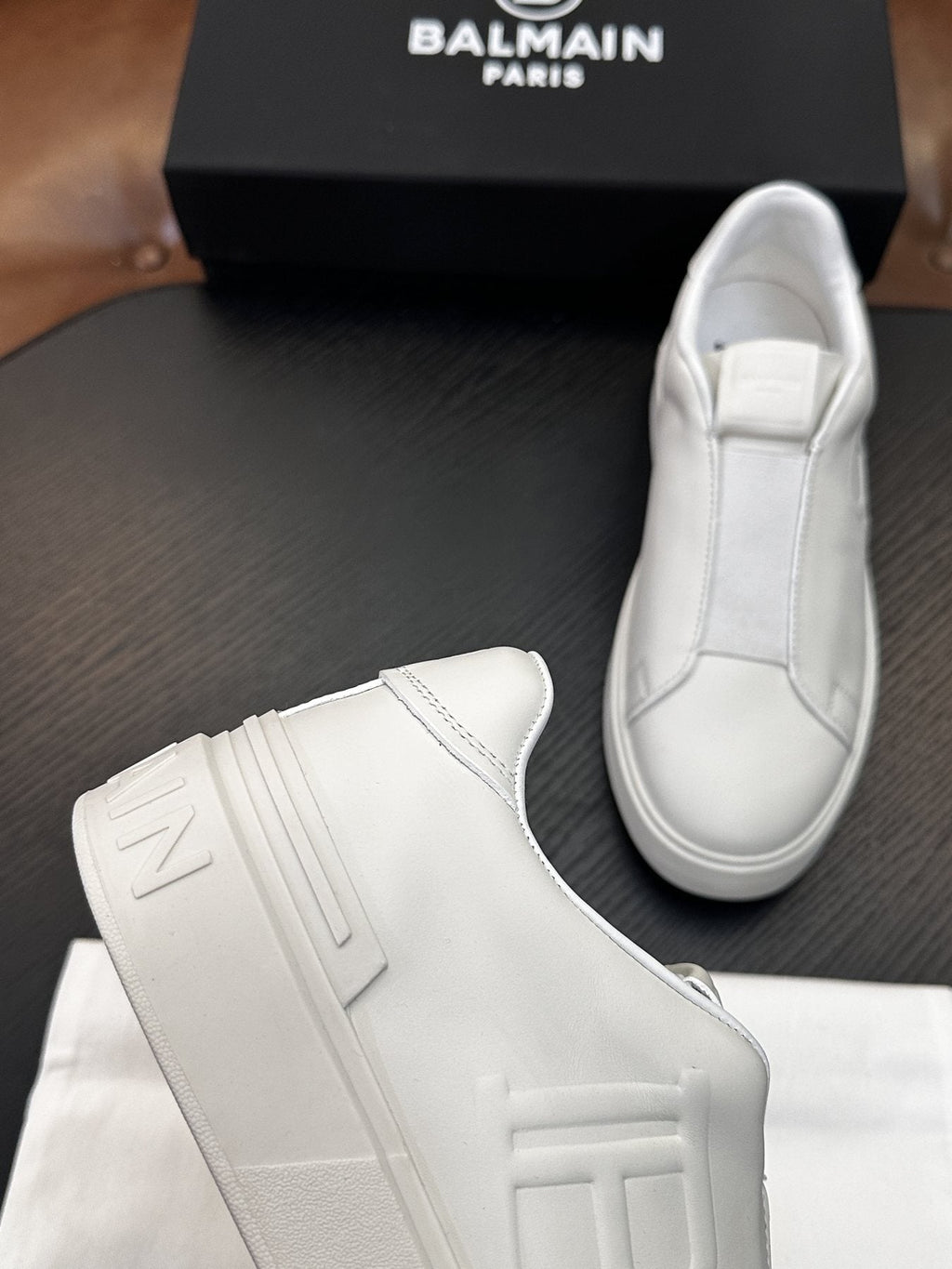 Balmain B-Skate Slip-On Sneakers