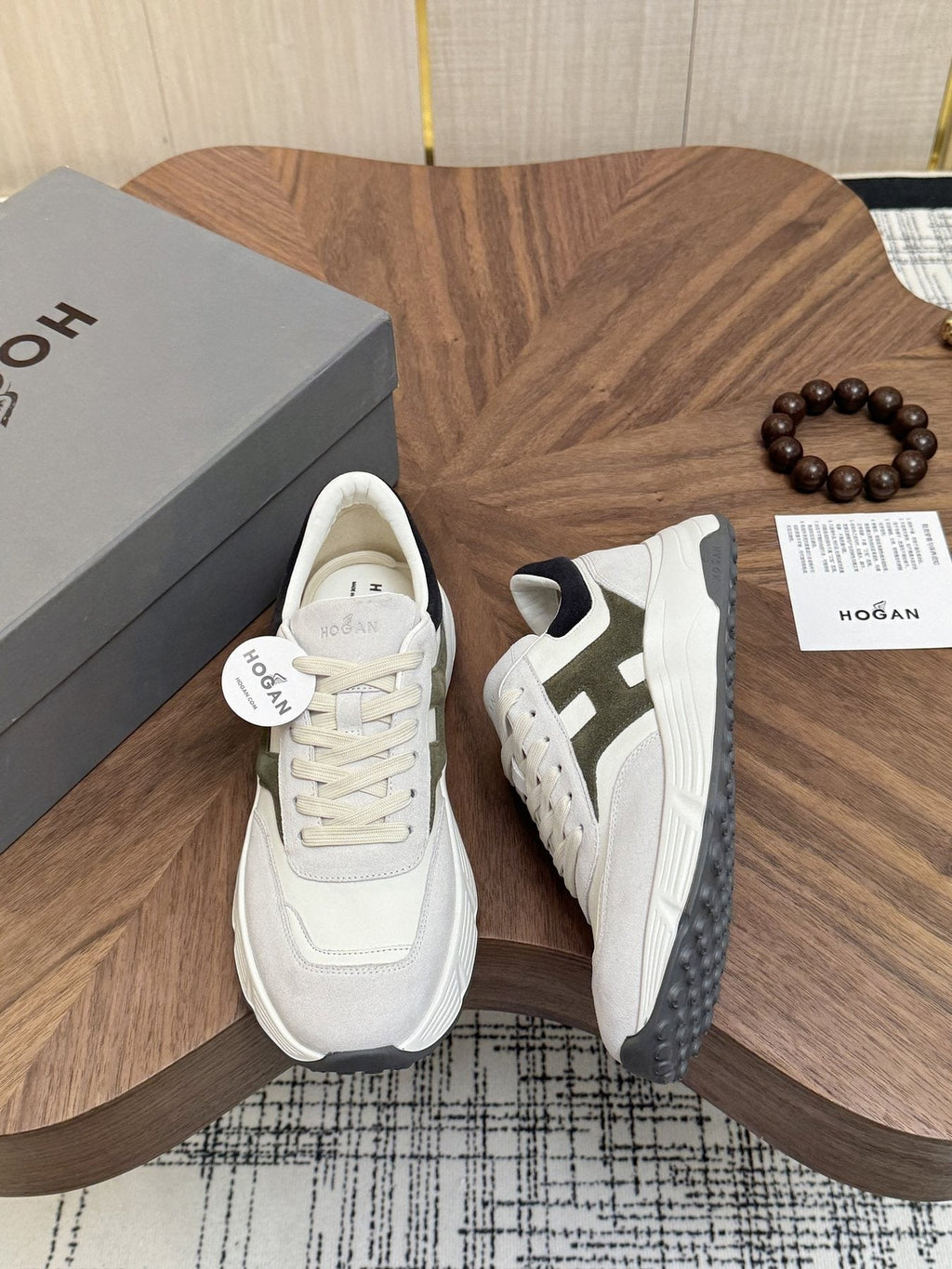 Hogan Women's H-Stripes Platform Sneakers