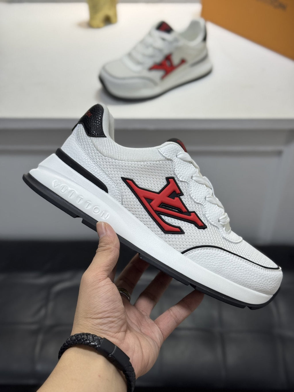 Louis Vuitton Low-Top Logo Sneakers