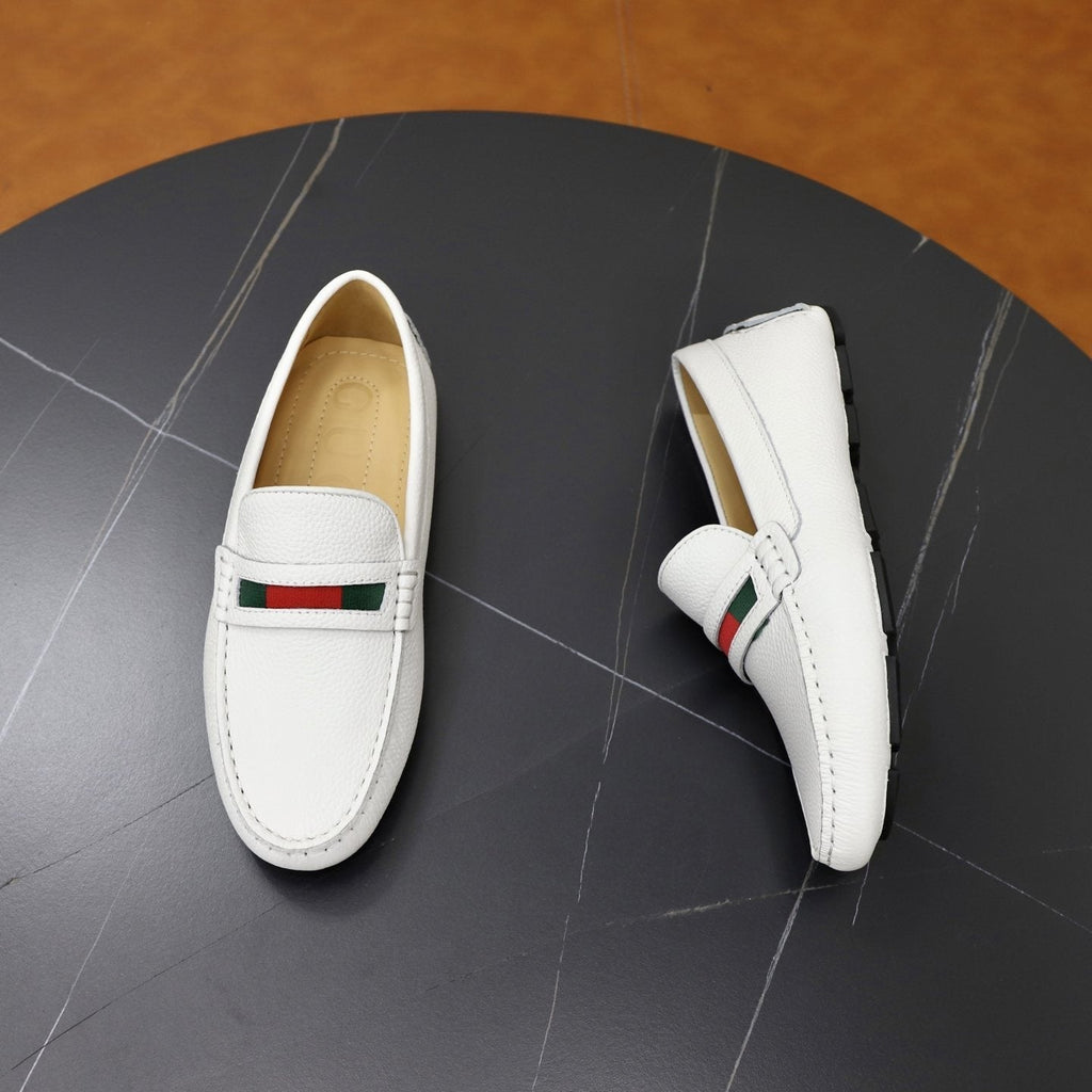 Gucci Men's Stripe Slip-On Loafers
