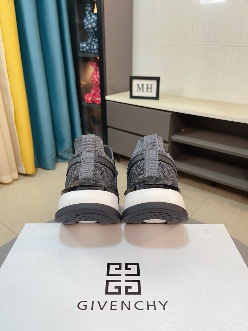 Givenchy Paneled Lace-Up Sneakers