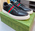 Gucci Men's Stripe Low-Top Sneakers - Leather Lining