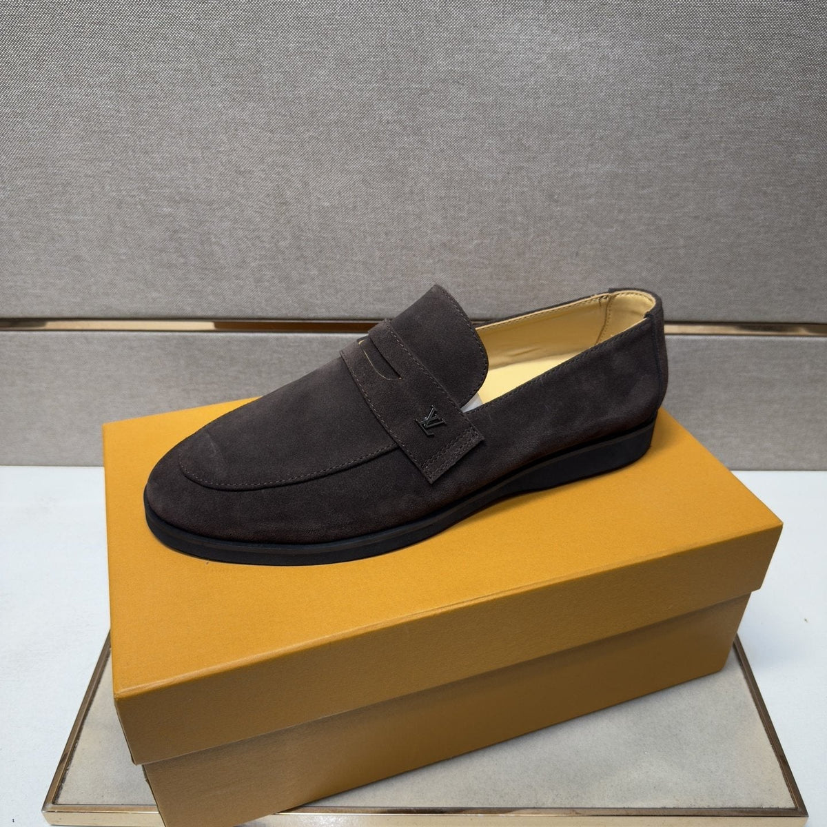 Louis Vuitton Men's Vamp-Strap Loafers