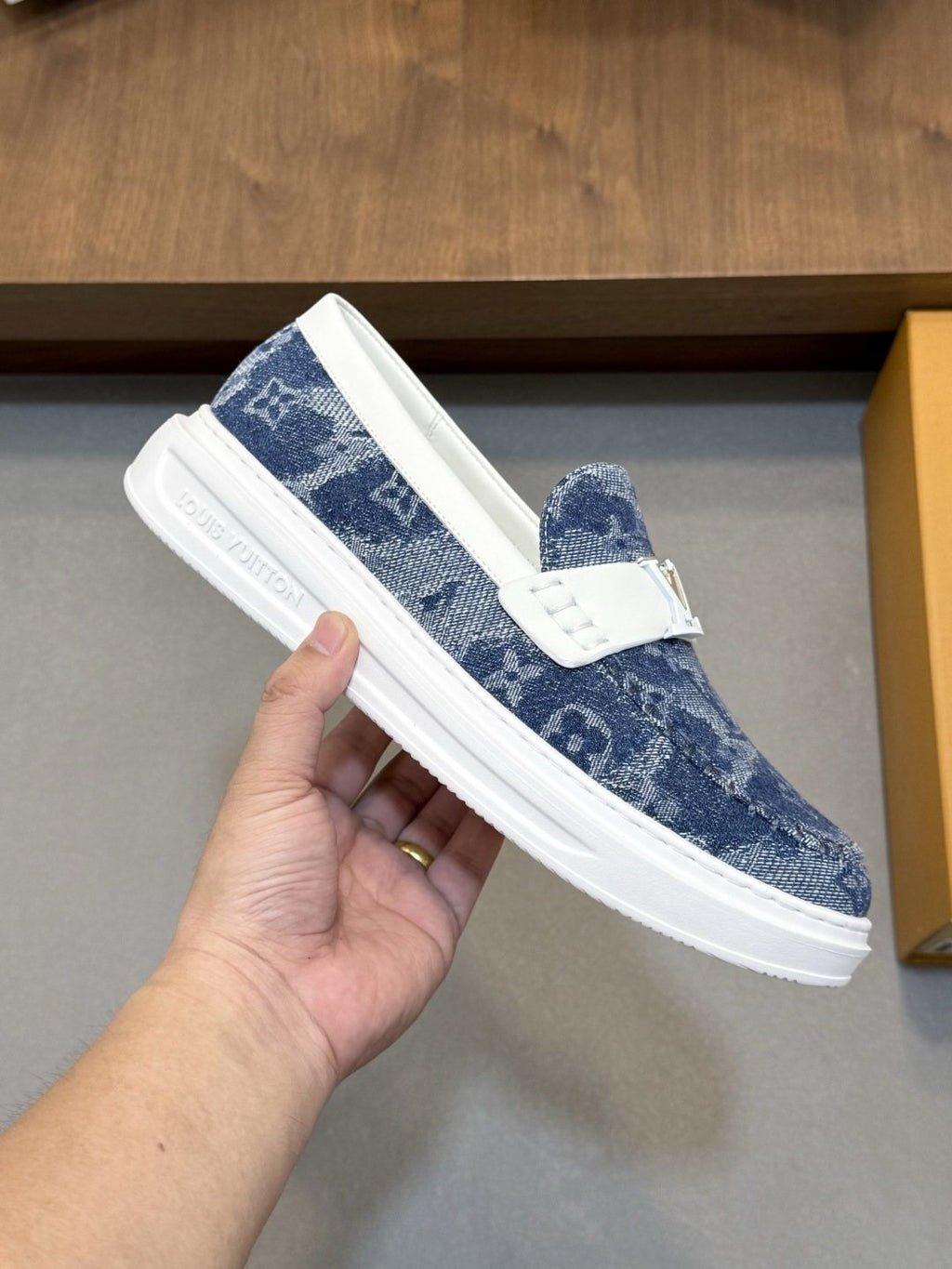 Louis Vuitton Strap Slip-On Sneakers