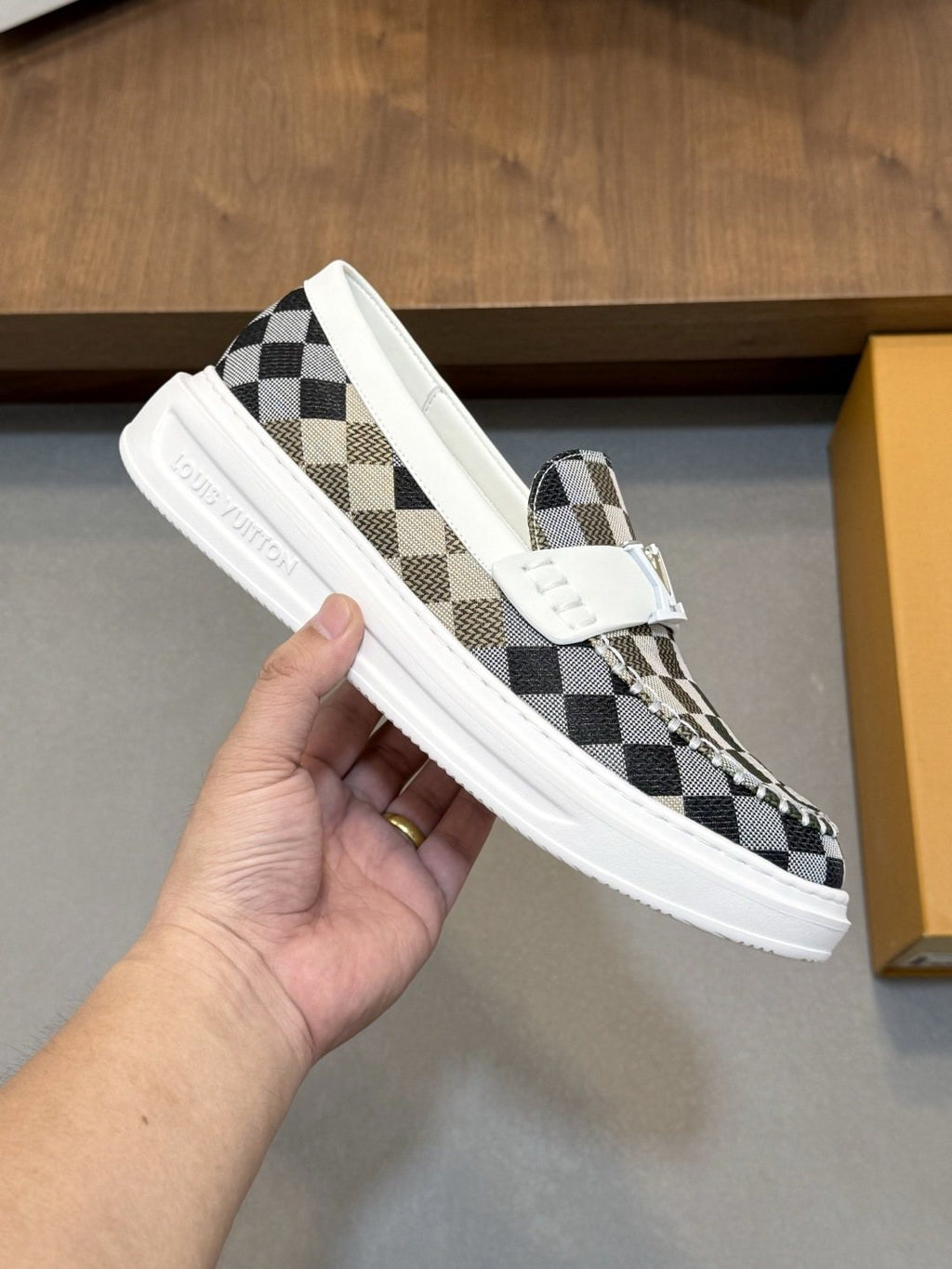 Louis Vuitton Strap Slip-On Sneakers