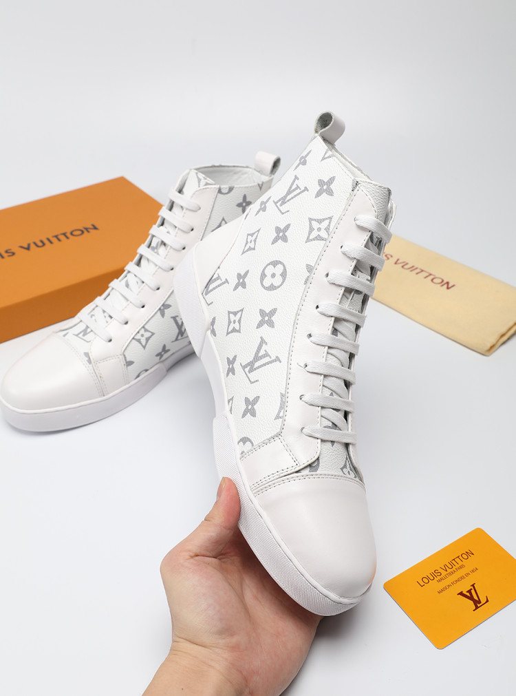 Louis Vuitton Monogram High-Top Sneakers
