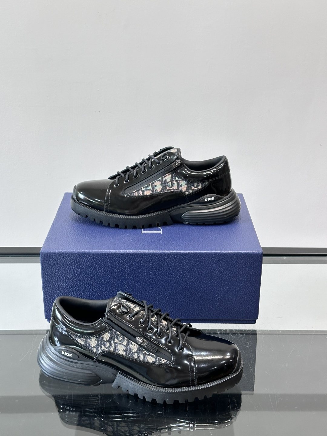 Dior Combat Derby Shoes - Black