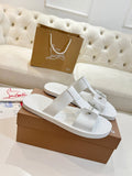 Christian Louboutin Men's Buckle-Strap Slide Sandals