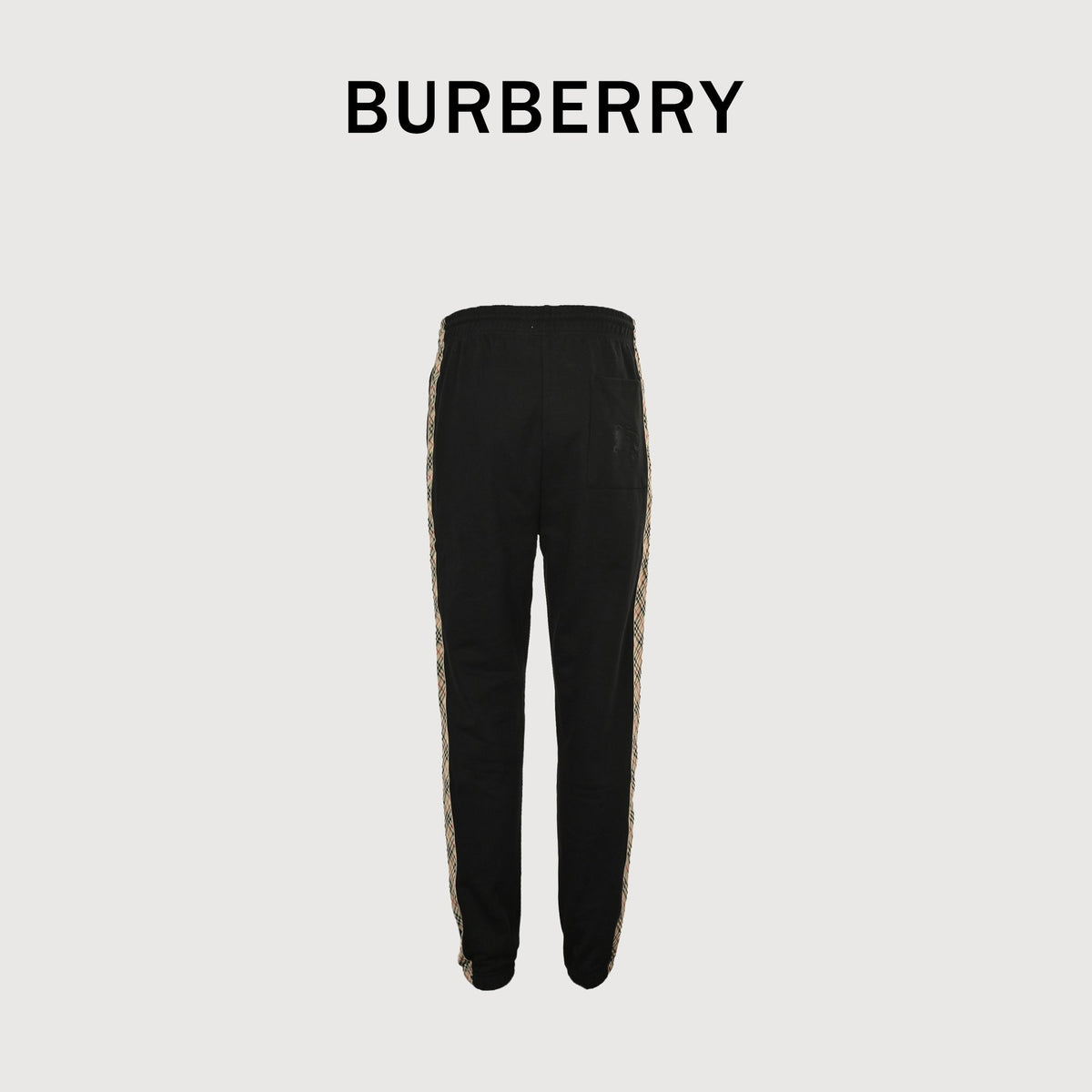 Burberry BBR Side Diamond Check Tape Track Pants