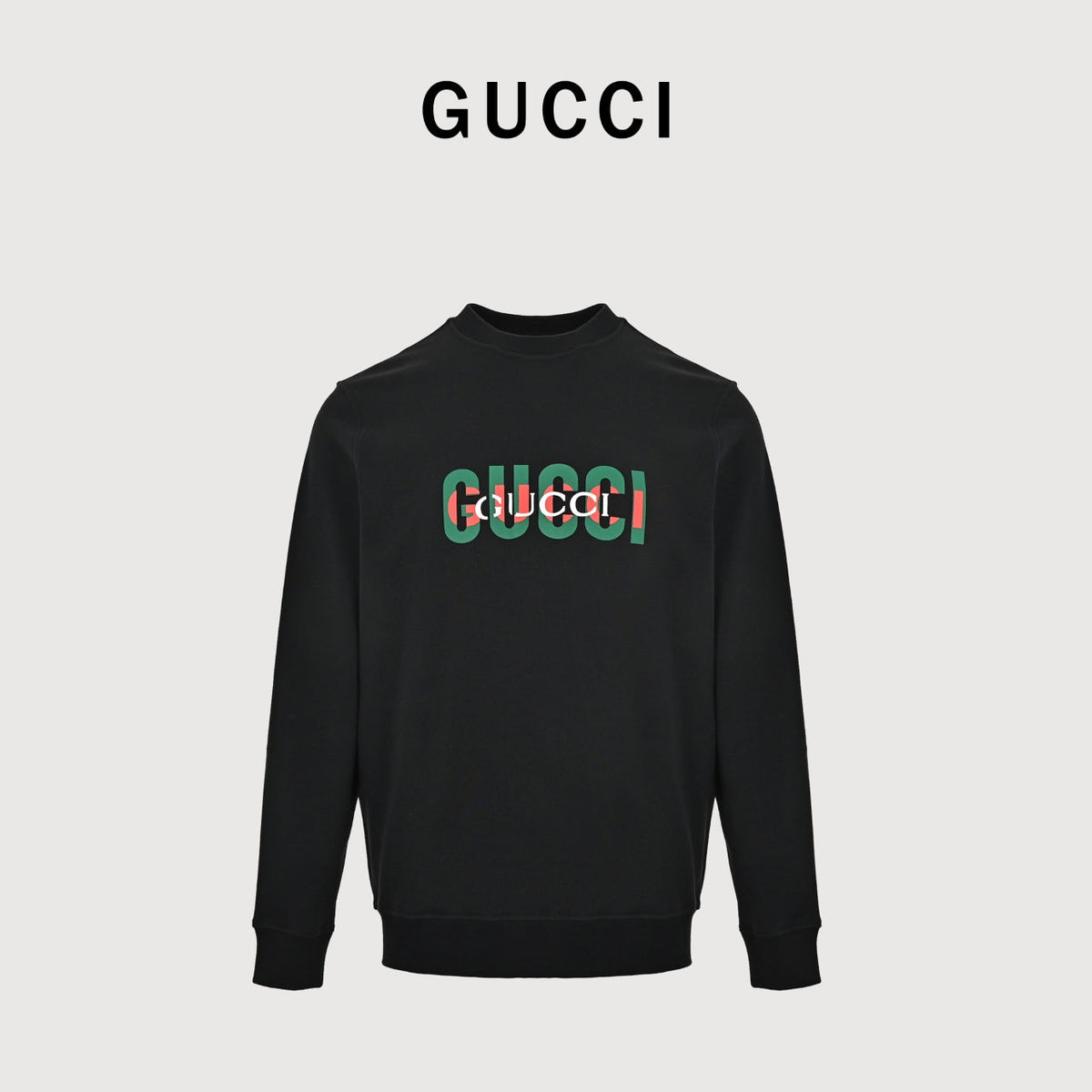 Gucci 26F Vintage Letter Sweatshirt - White